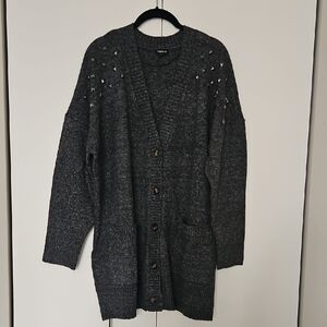 Torrid Embellished Charcoal Sweater
